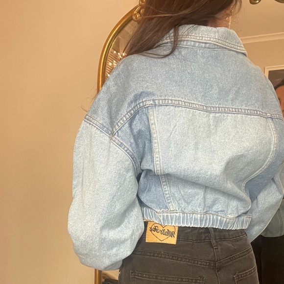 Prettylittlething cropped Jean jacket - Picture 3 of 3